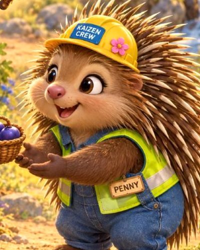 Penny the porcupine