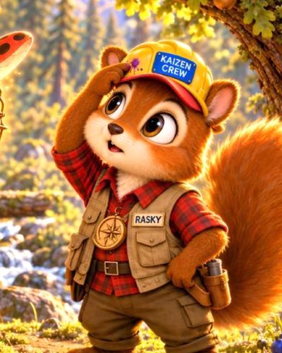Rasky the squirrel