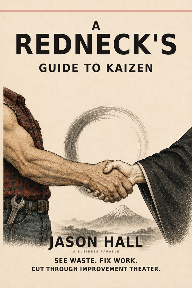 Front cover of A Redneck’s Guide to Kaizen by Jason Hall
