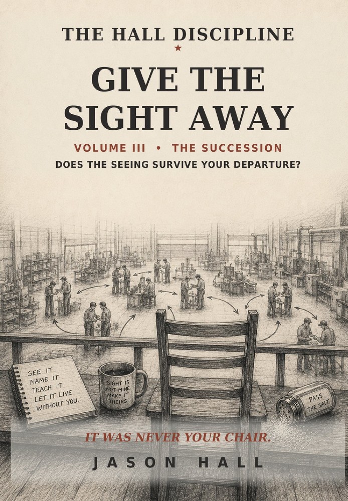 Front cover of The Hall Discipline, Volume III — Give the Sight Away, by Jason Hall