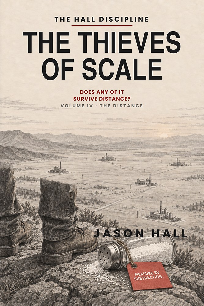Front cover of The Hall Discipline, Volume IV — The Thieves of Scale, by Jason Hall